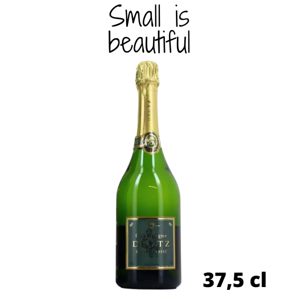 半瓶37.5厘升Deutz Brut Classic香槟，正面图