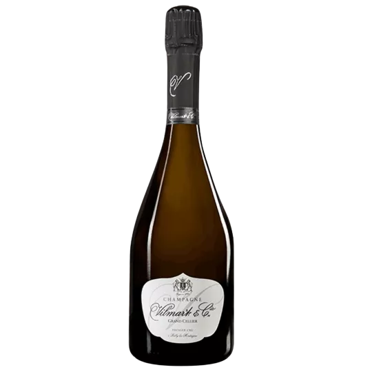 Vilmart Grand Cellier Premier Cru 顶级香槟酒瓶，正面图