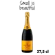 Half Bottle of Champagne VEUVE CLICQUOT Yellow label
