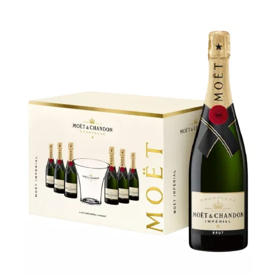 MOET & CHANDON champagne Brut Impérial 6 bottles