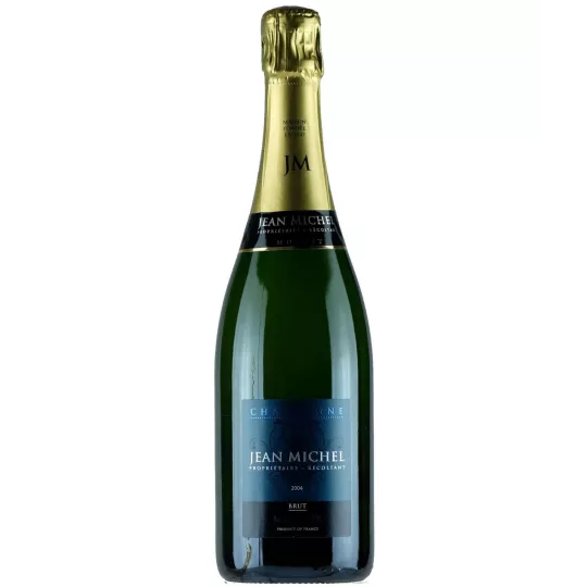 Jean Michel Blanc de Meunier Millésime 2018香槟酒瓶，正面图
