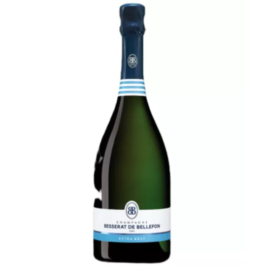 一瓶贝塞拉特-贝勒方特级 Brut 香槟，75 毫升，正面图