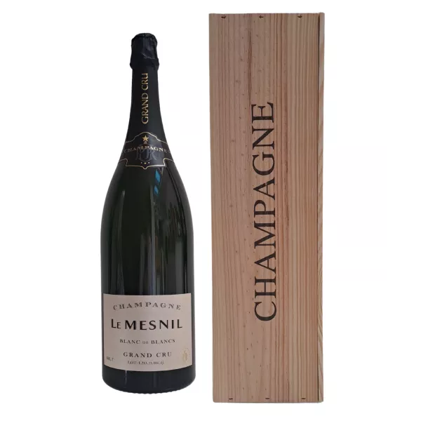 Jéroboam Champagne Le Mesnil Brut Blanc de Blancs Grand Cru 3 升 - 大型瓶 100% Chardonnay