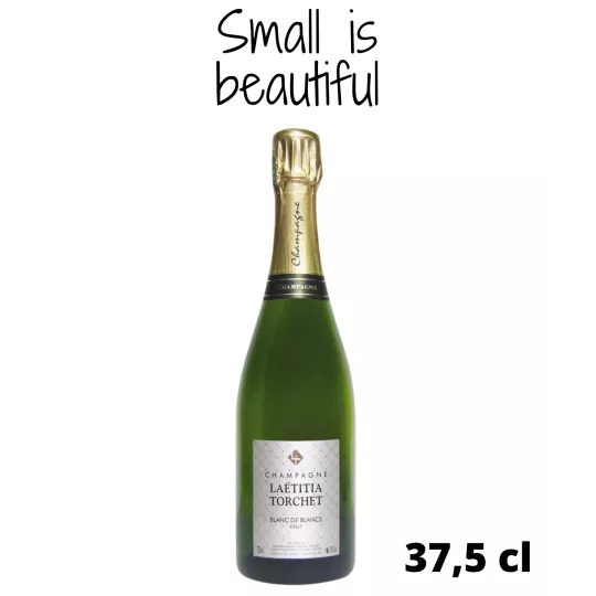 Half Bottle of champagne LAËTITIA TORCHET Brut Blanc de Blancs