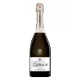 一瓶兰颂 Le Blanc de Blancs 香槟，正面，金色标签