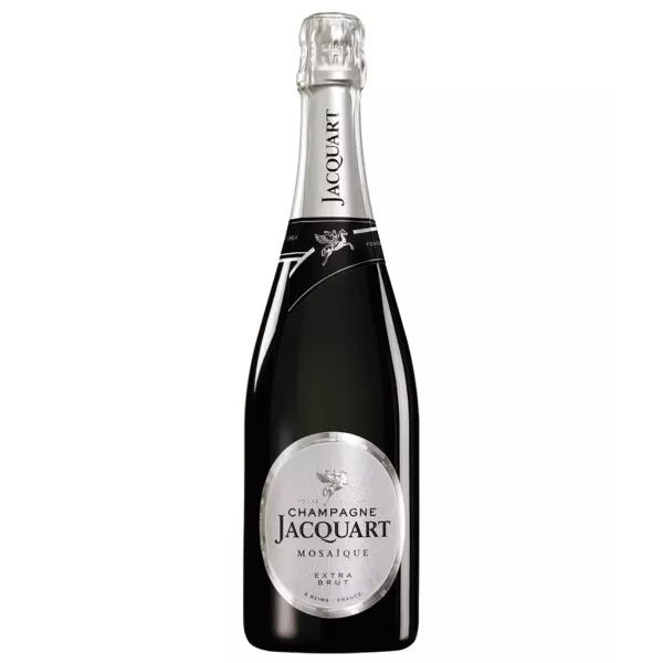 Jacquart Mosaïque Extra-Brut 75 毫升香槟酒瓶，正面图