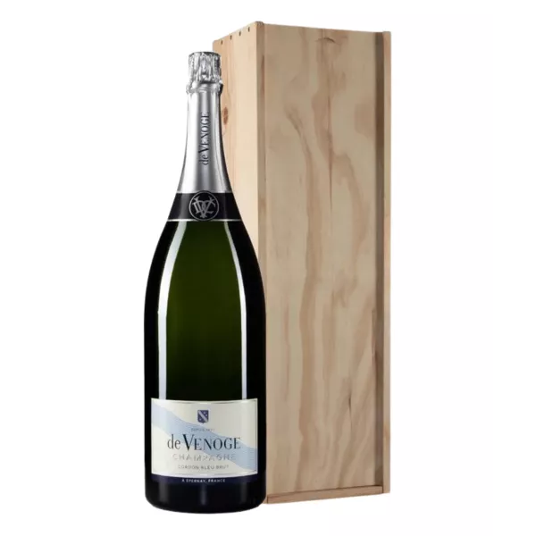 Champagne Jeroboam of De Venoge Cordon Bleu