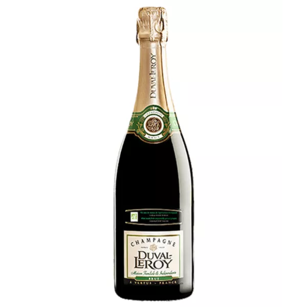Duval-Leroy Brut AB Bio 香槟，绿色瓶身，正面图