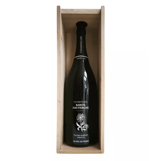杰罗波安带木箱的 Baron Dauvergne Fine Fleur 3L 派对香槟酒瓶