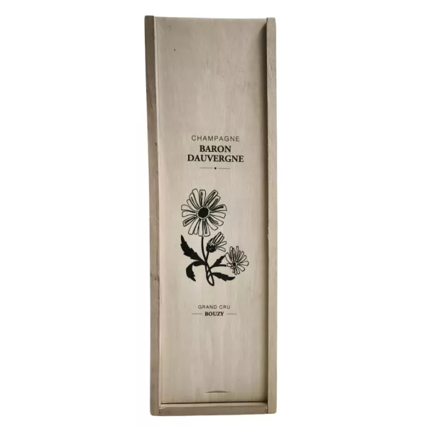 杰罗波安带木箱的 Baron Dauvergne Fine Fleur 3L 派对香槟酒瓶