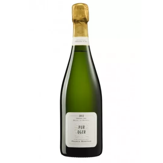 Franck Bonville Pur Oger 特级白香槟酒瓶，正面图