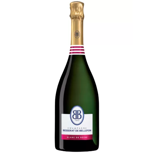 一瓶贝塞拉特-德-贝勒方黑白香槟特级园100%黑比诺香槟