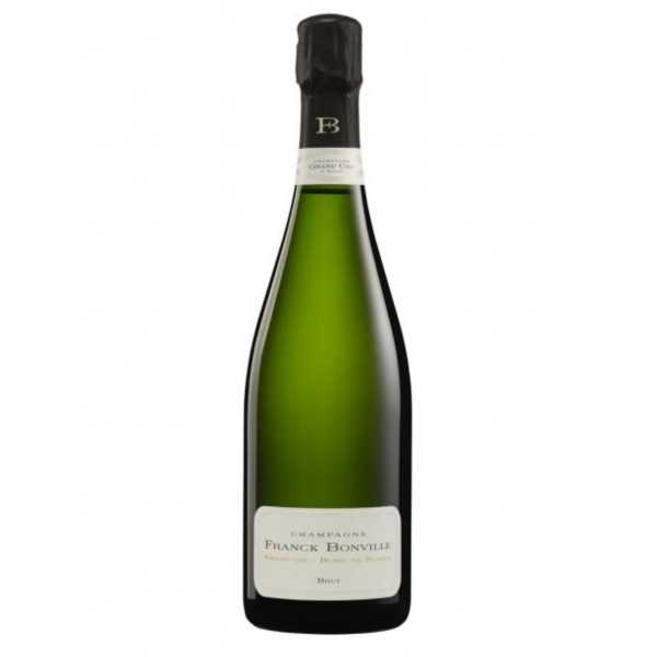 Magnum 瓶装 Franck Bonville Brut Grand Cru Blanc de Blancs 香槟，正面图