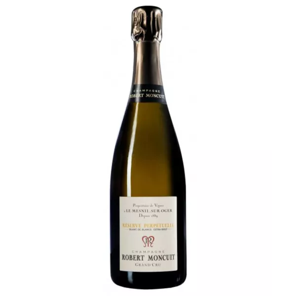 一瓶Robert Moncuit Réserve Perpétuelle - Blanc de Blancs Extra Brut Grand Cru de la Côte des Blancs香槟