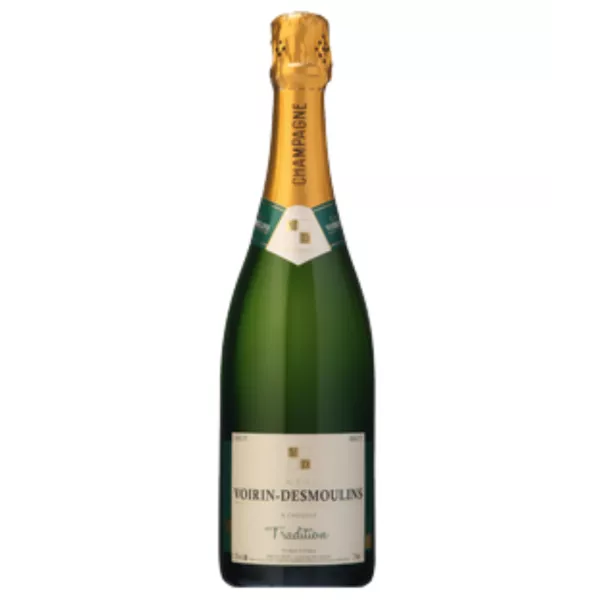 Discover the essence of refinement with VOIRIN-DESMOULINS Brut Tradition champagne.