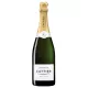 Champagne Cattier Brut Icône Tradition - Elegant bottle with sparkling bubbles.